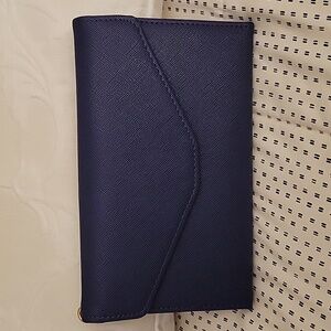 Navy Blue Zoppen Travel Wallet Organizer